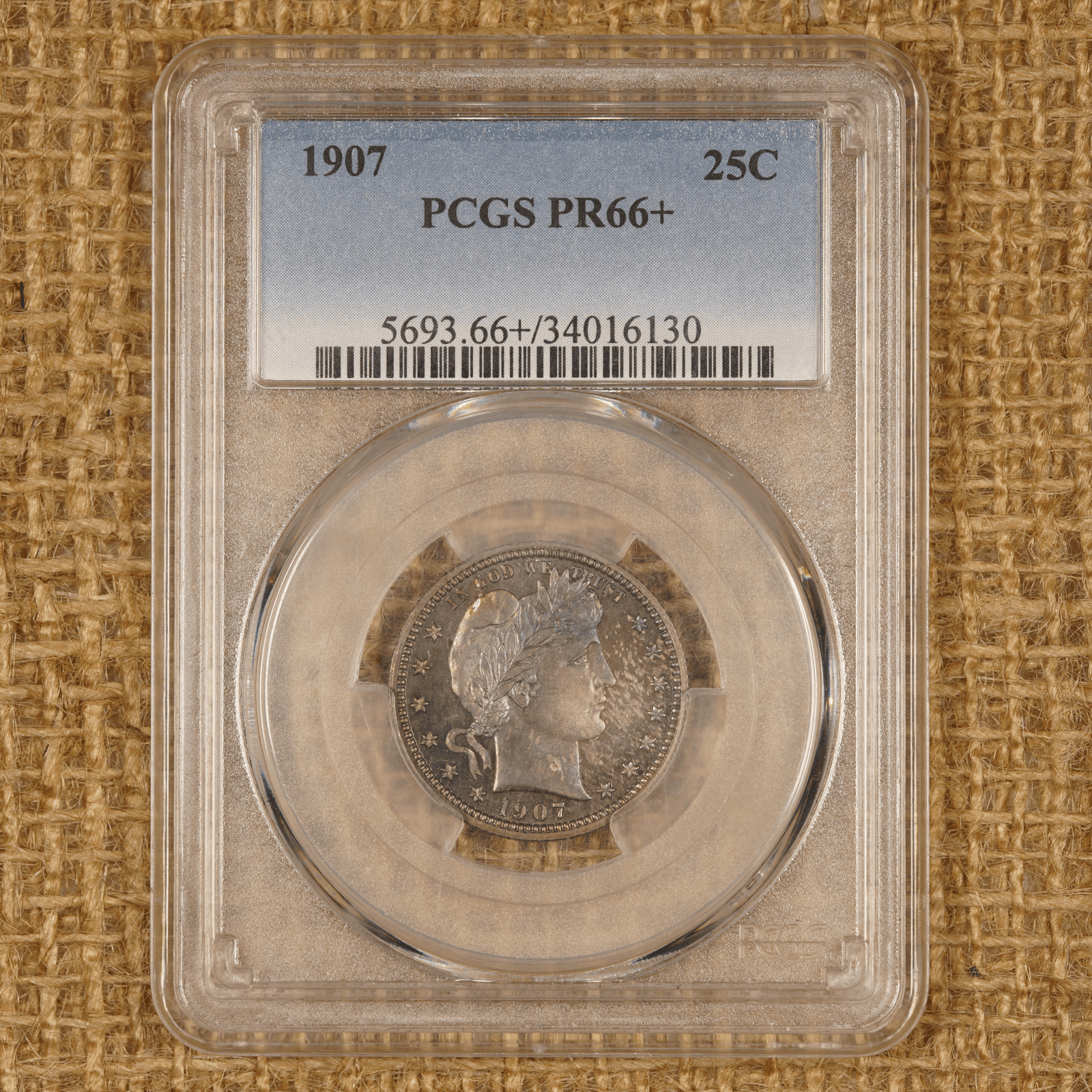 1907 Barber Quarter (Proof)