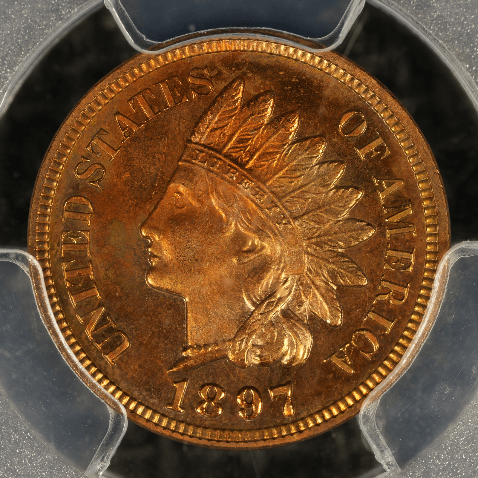 1897 Indian Head Cent (Proof) Cameo