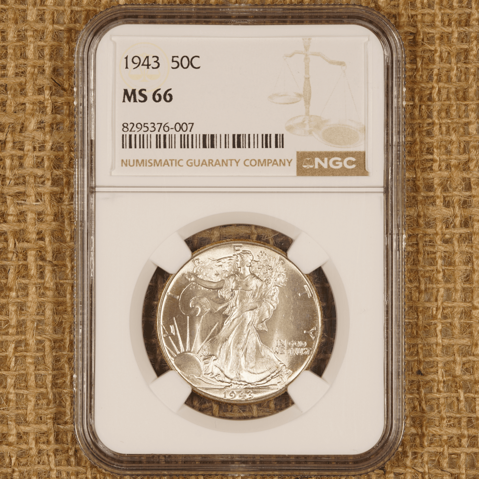 1943 Walking Liberty Half Dollar