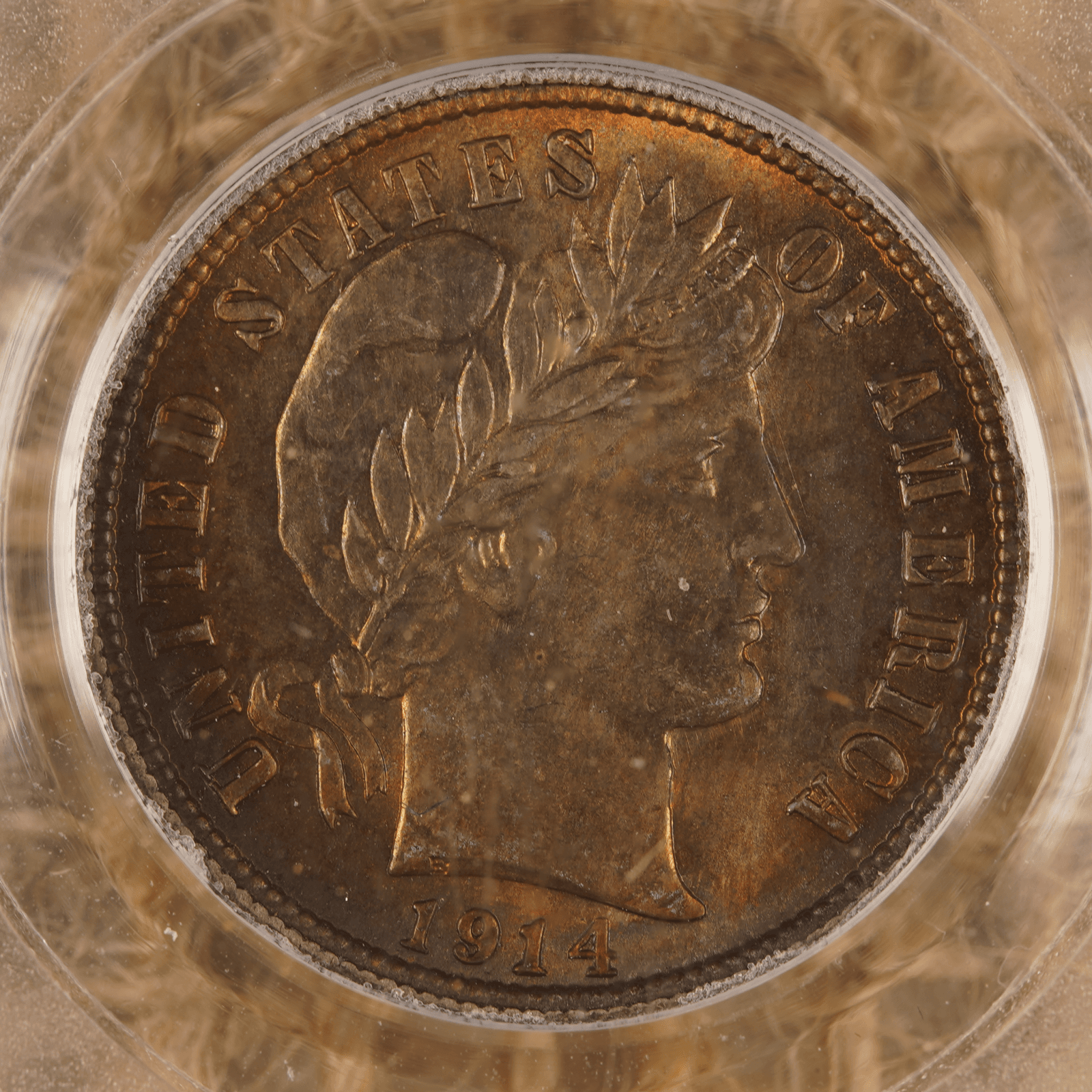 1914 Barber Dime