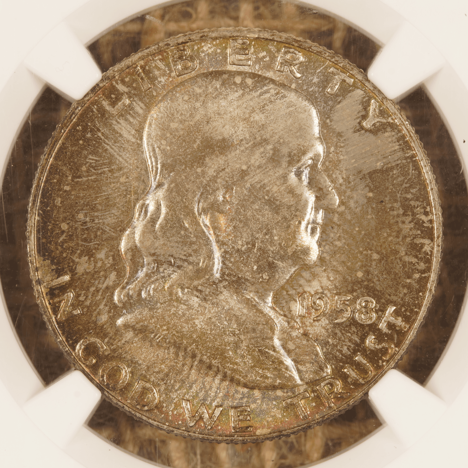 1958-D Franklin Half Dollar
