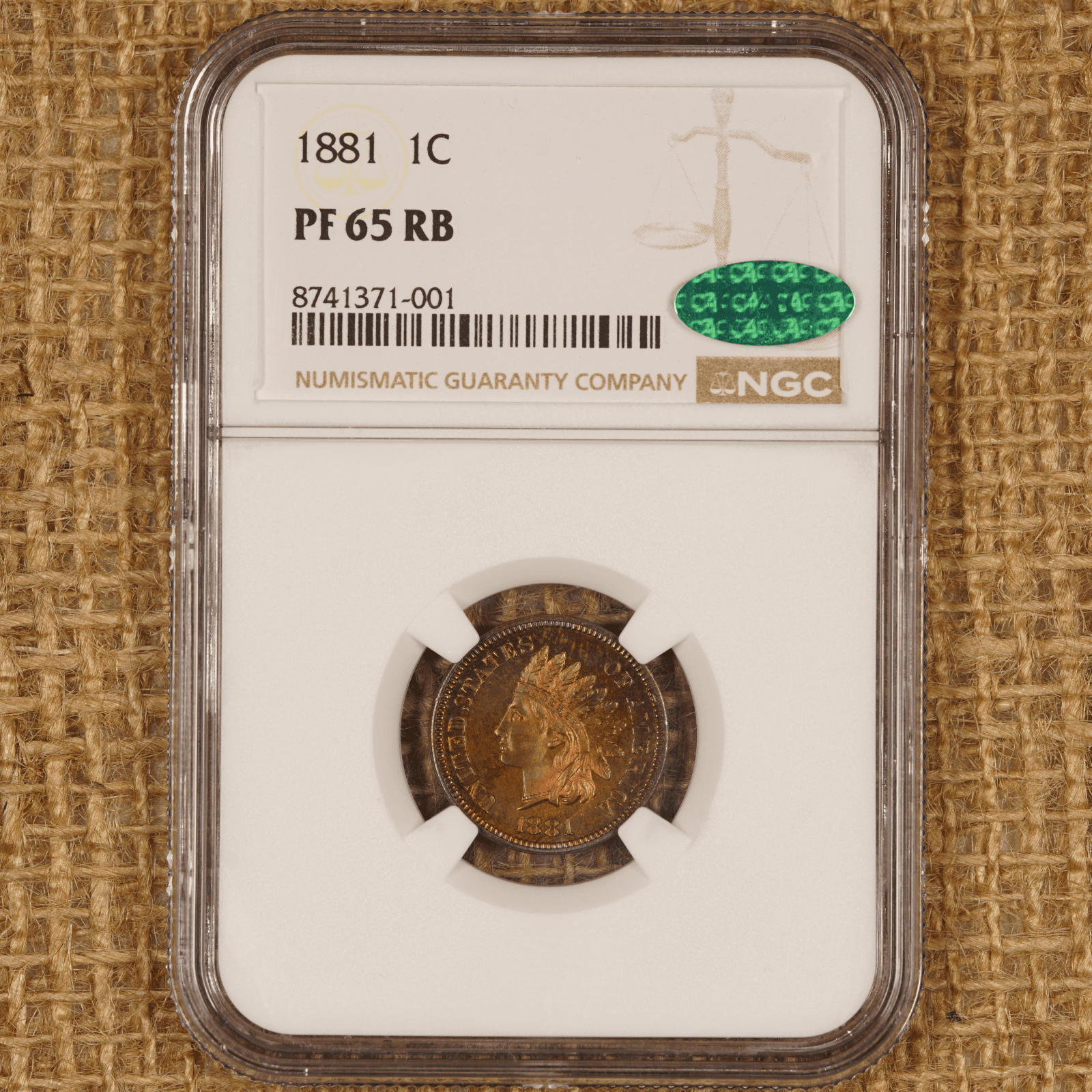 1881 Indian Head Cent