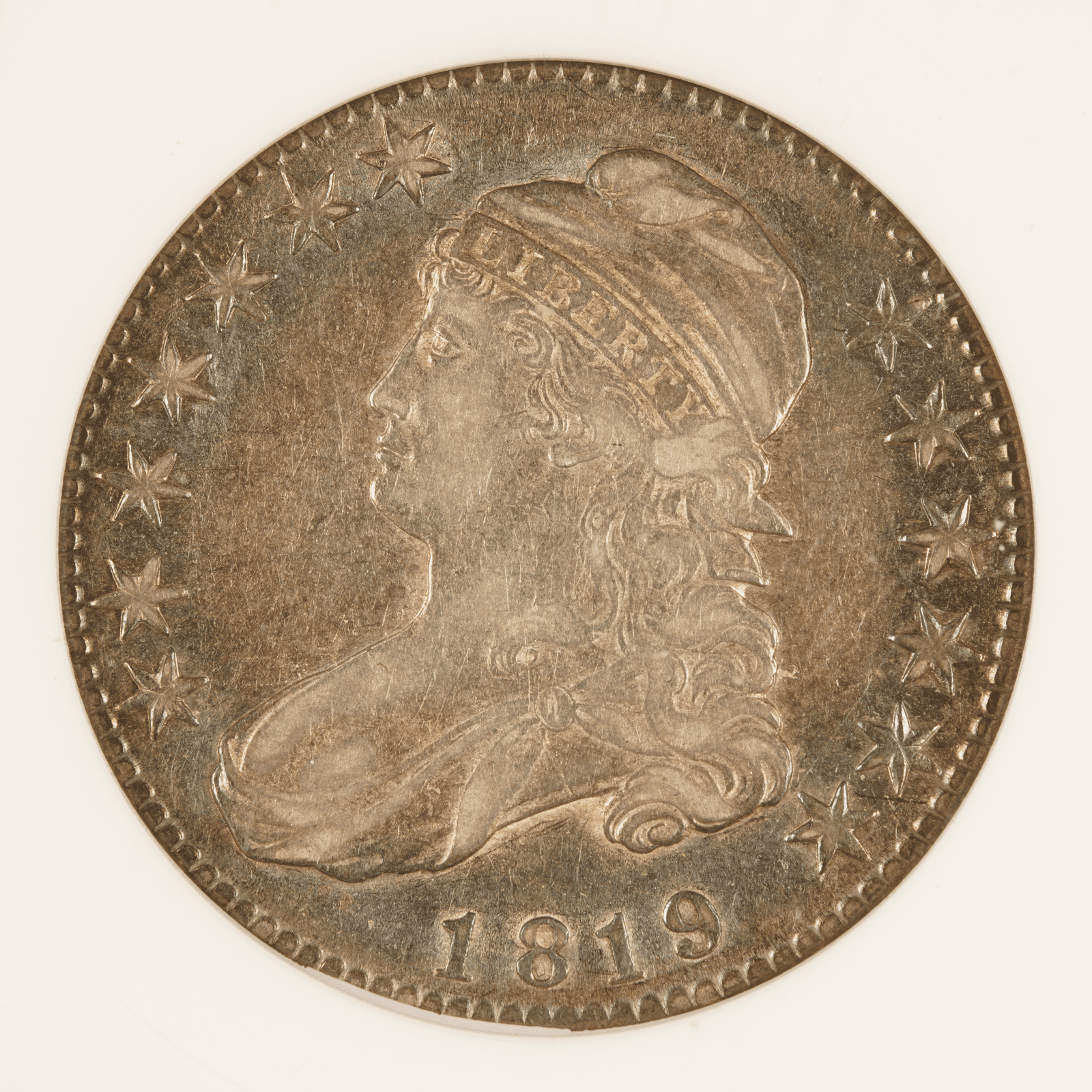 1819 Capped Bust Half Dollar O-111