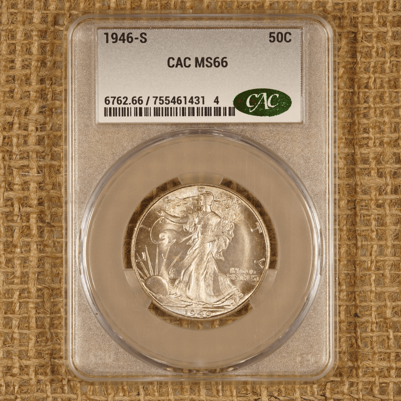 1946-S Walking Liberty Half Dollar