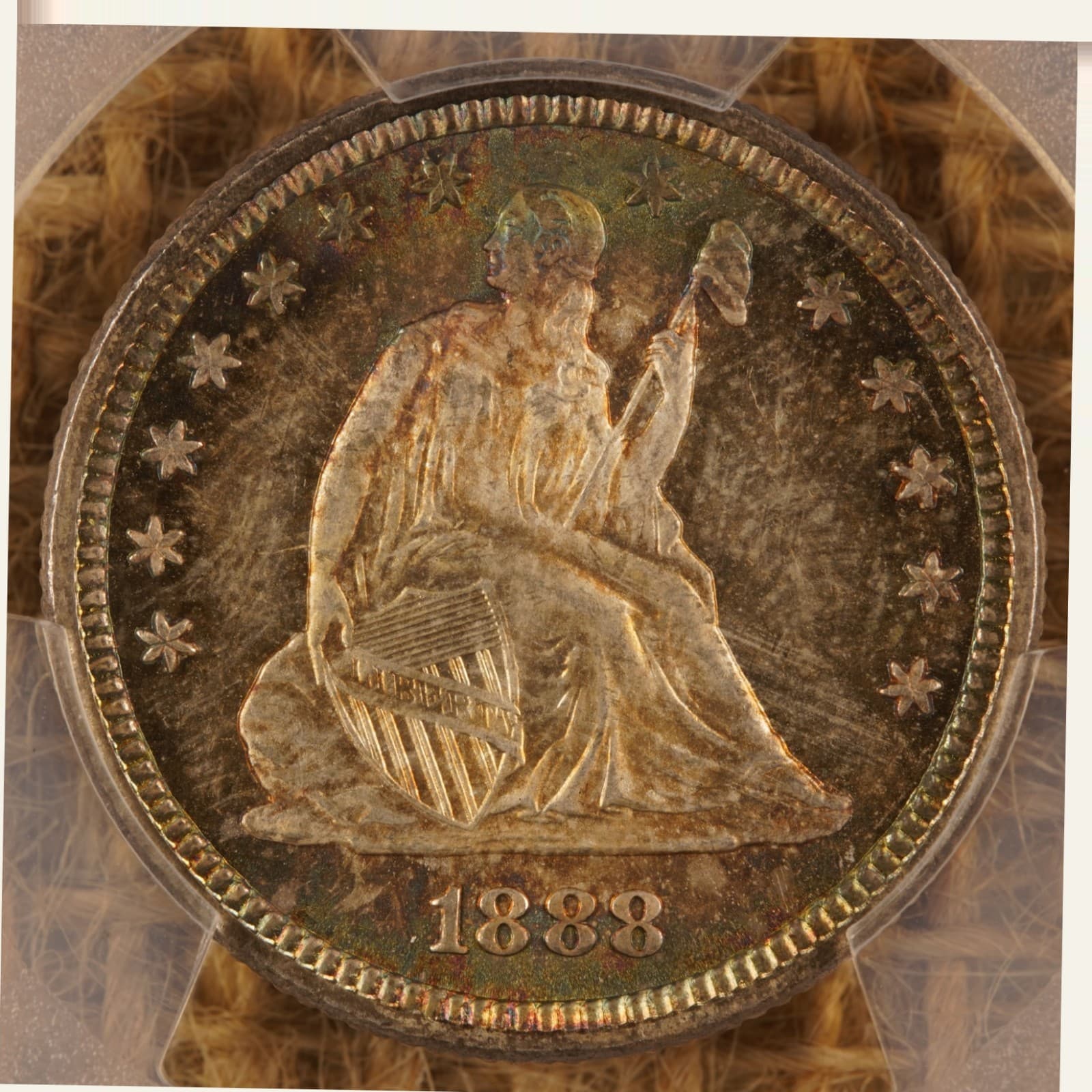 1888 Liberty Seated Quarter