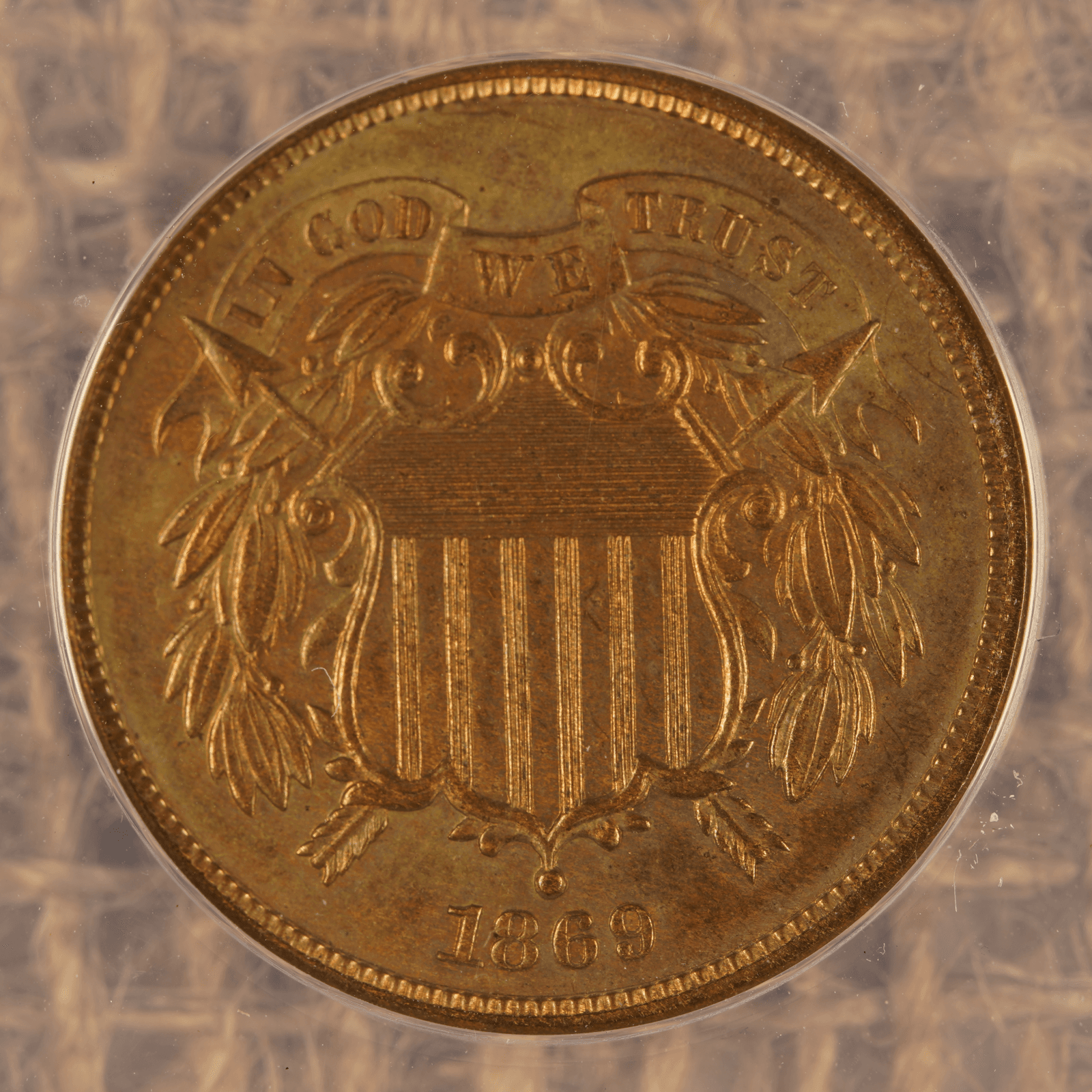 1869 Two Cent Piece (Proof)