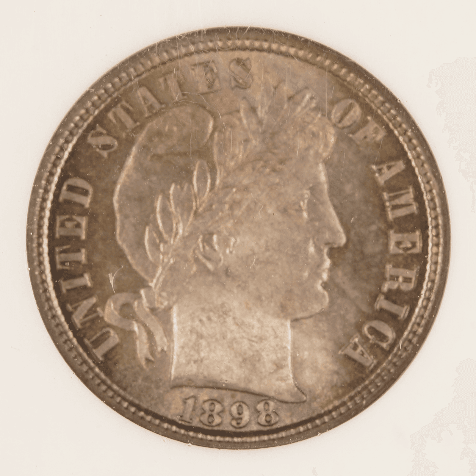 1898 Barber Dime