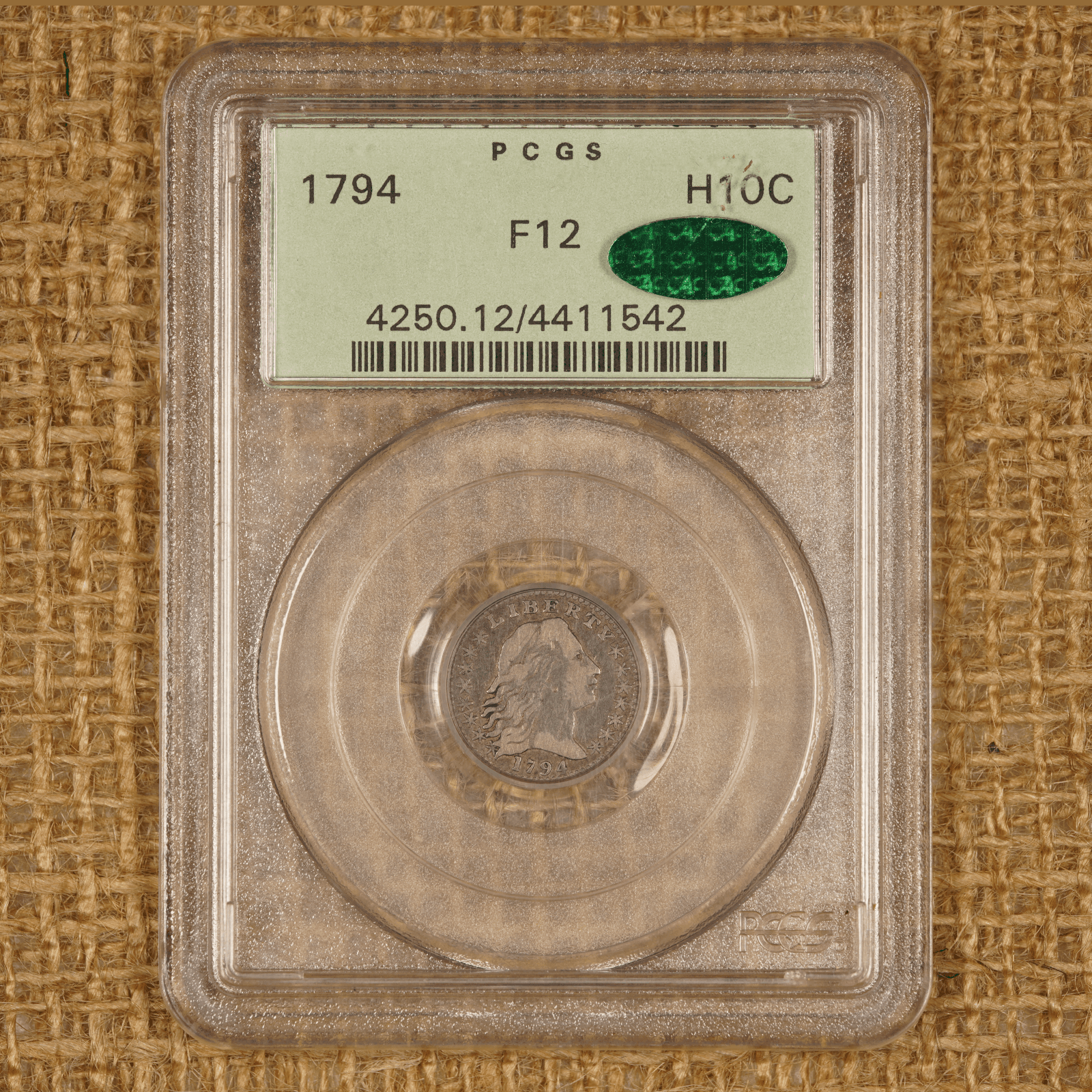 1794 Flowing Hair Half Dime