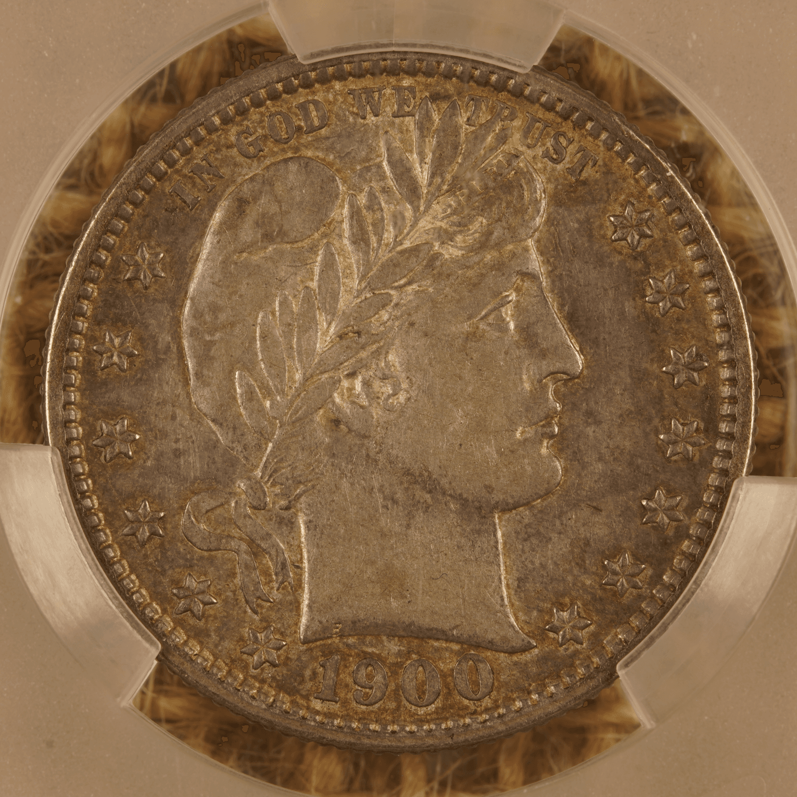 1900-S Barber Quarter
