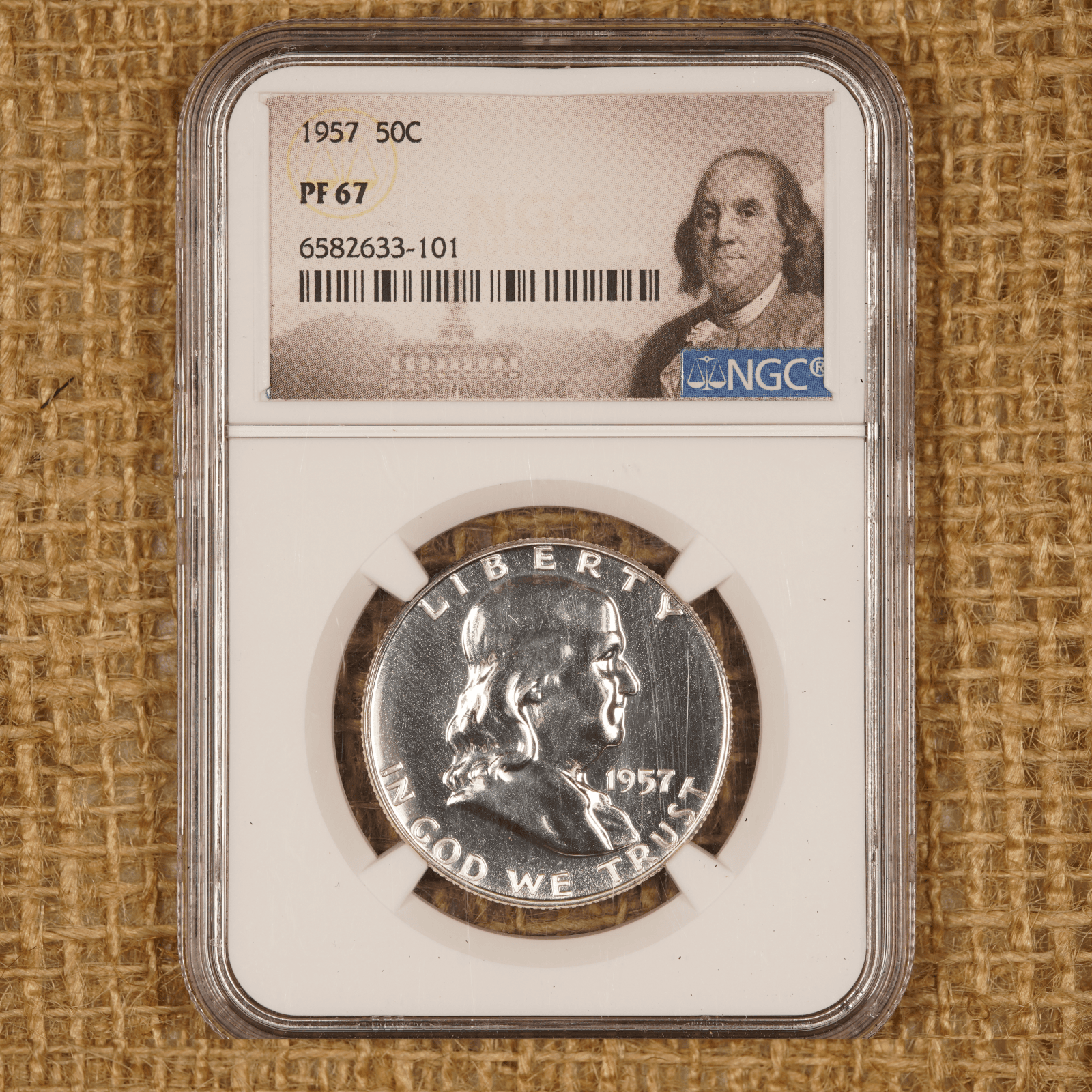 1957 Franklin Half Dollar