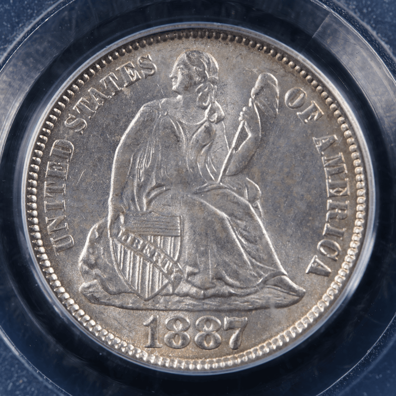 1887 Seated Liberty Dime
