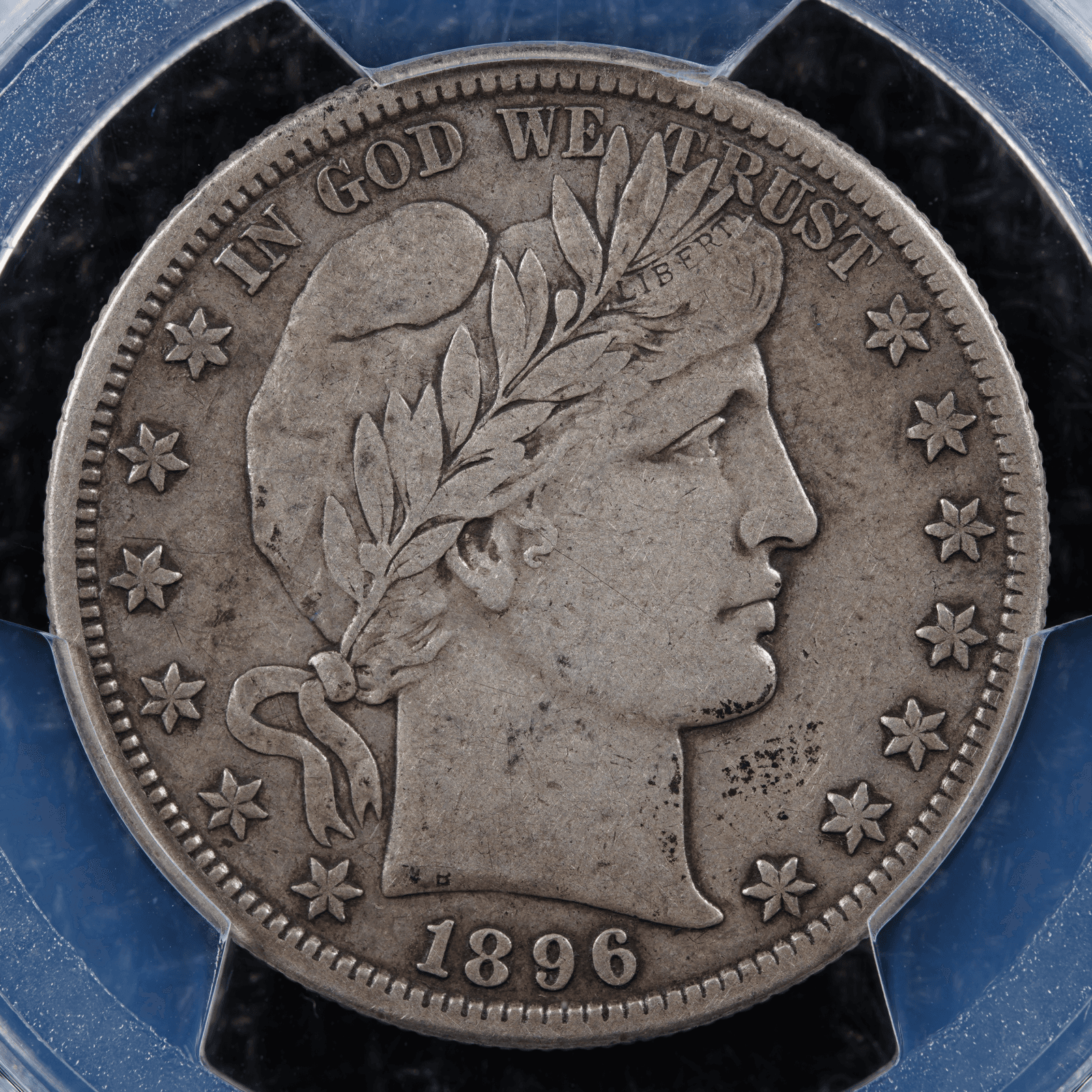 1896-S Barber Half Dollar
