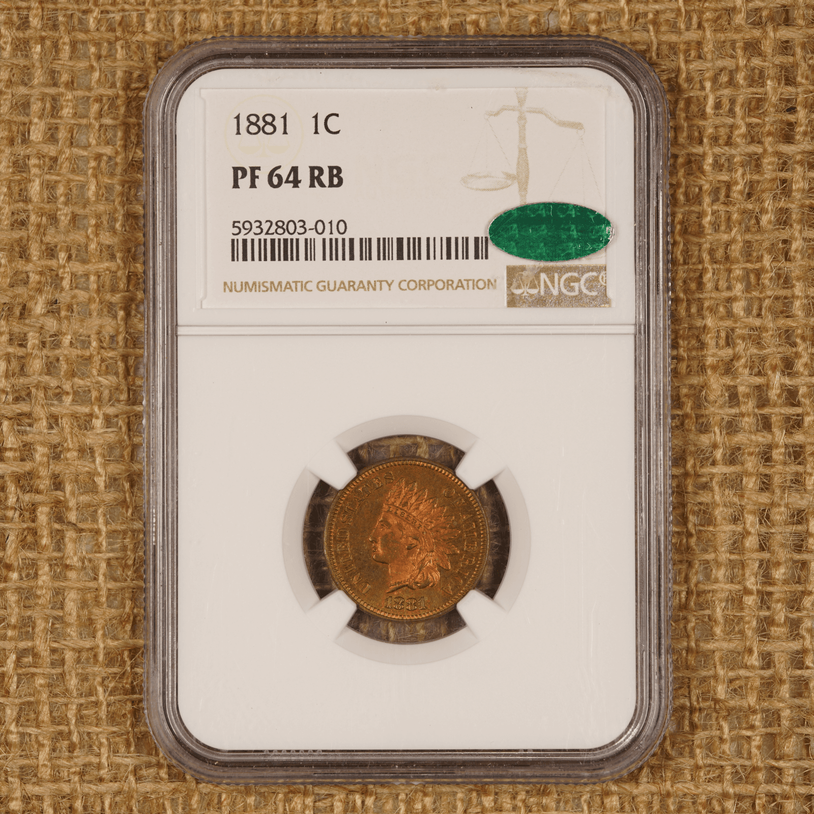 1881 Indian Head (Proof)