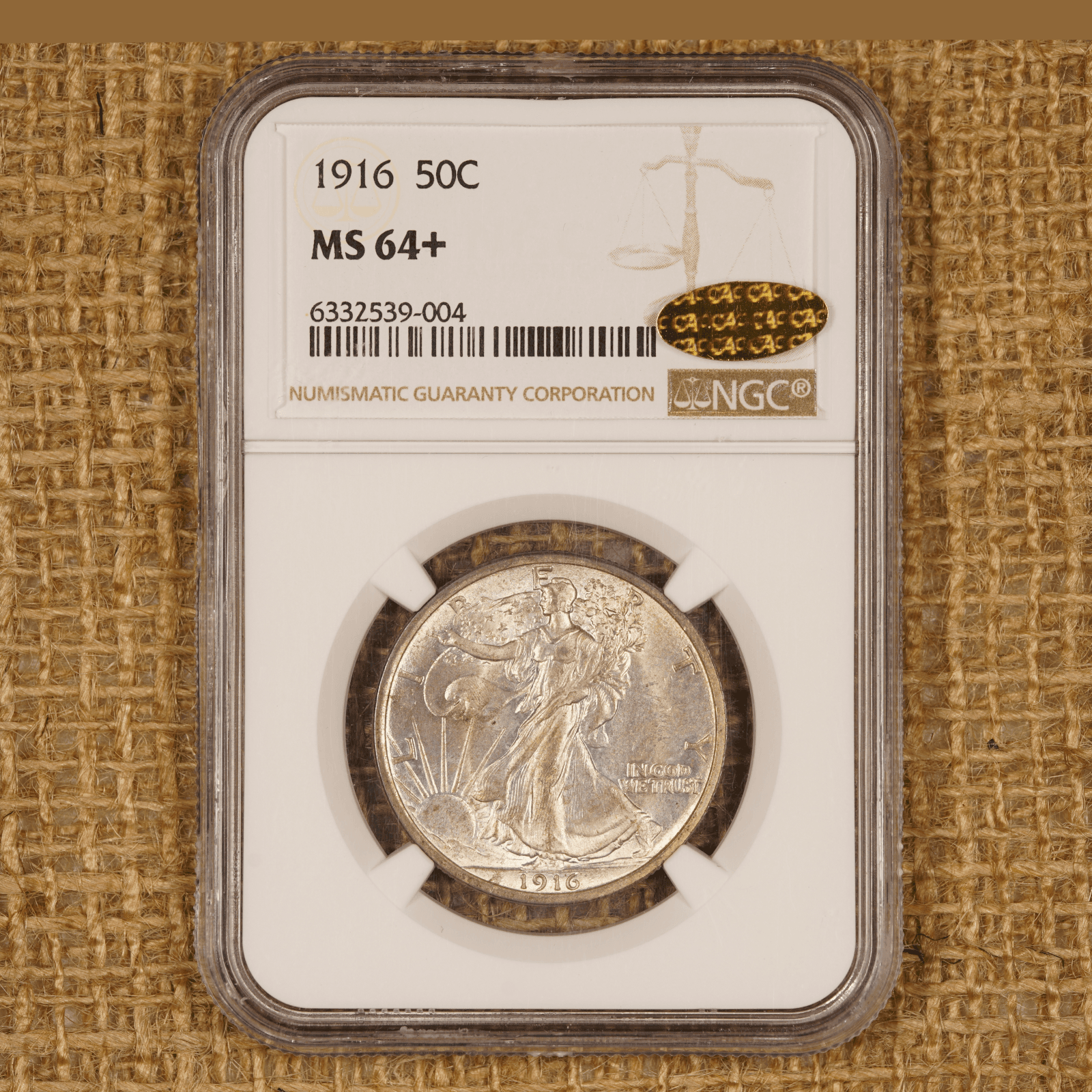 1916 Walking Liberty Half Dollar