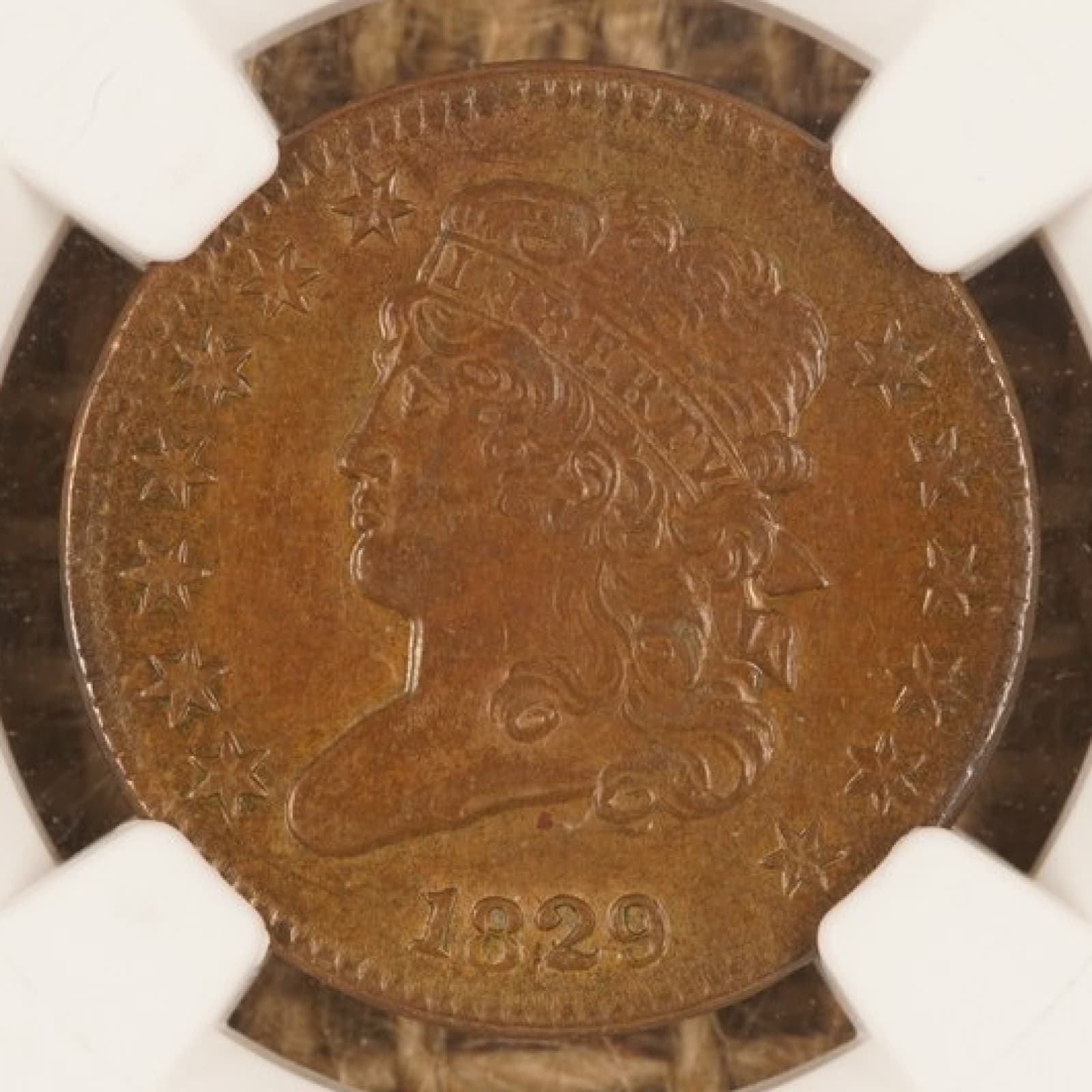 1829 Classic Head Half Cent C-1