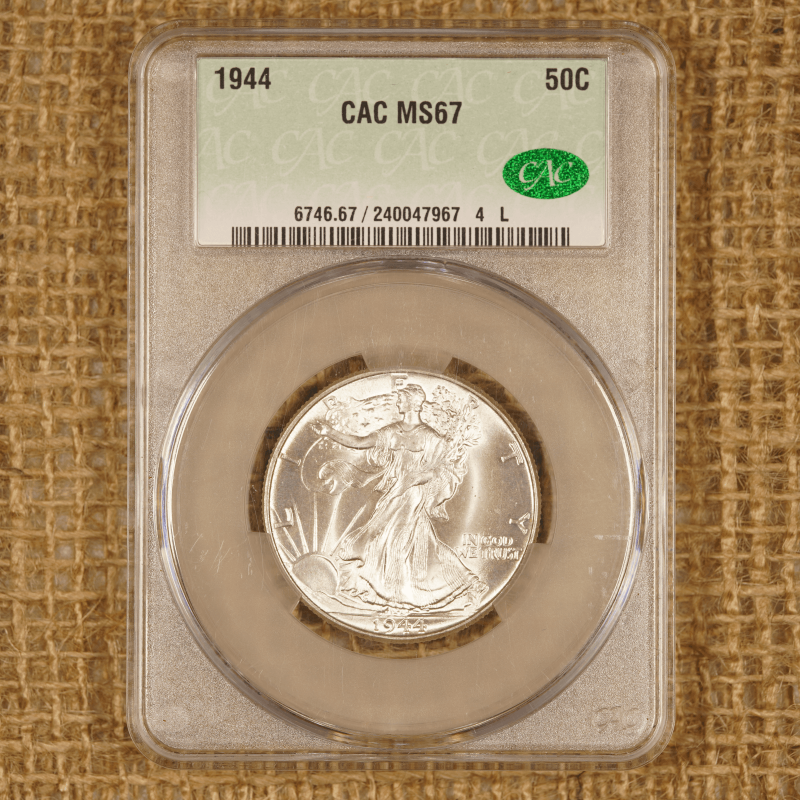 1944 Walking Liberty Half Dollar