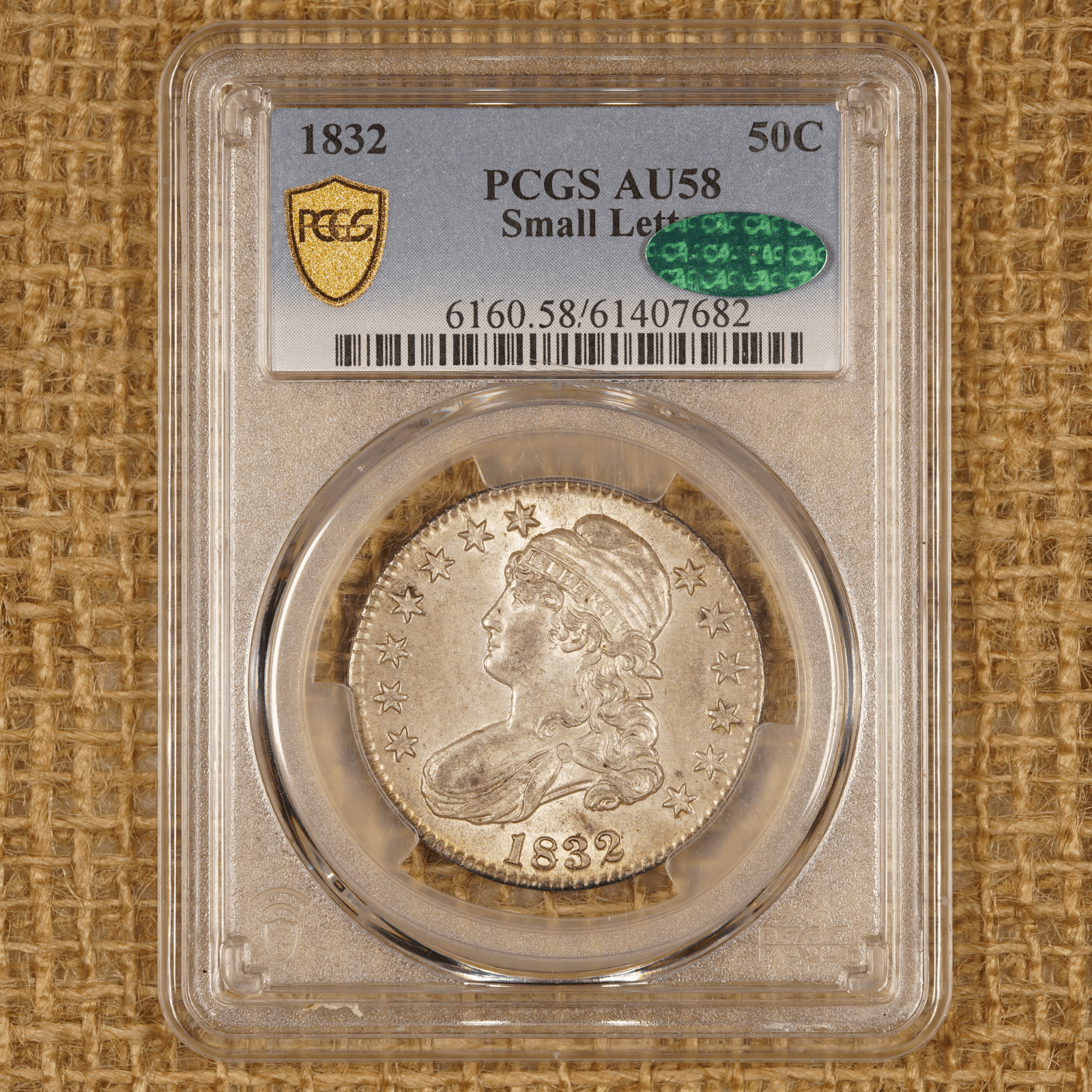 1832 Capped Bust Half Dollar