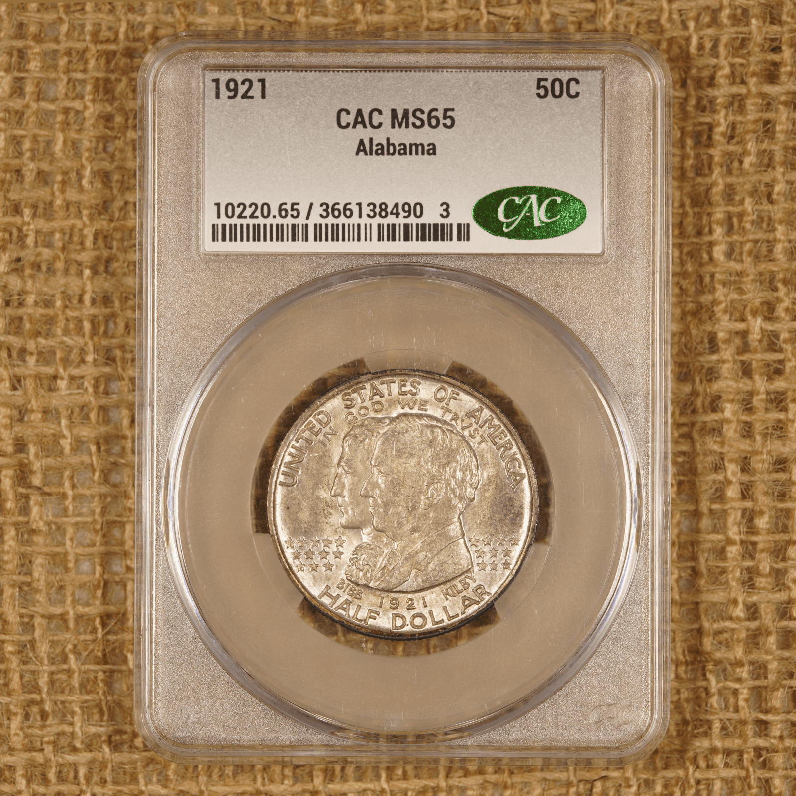 1921 Silver Commem 2X2