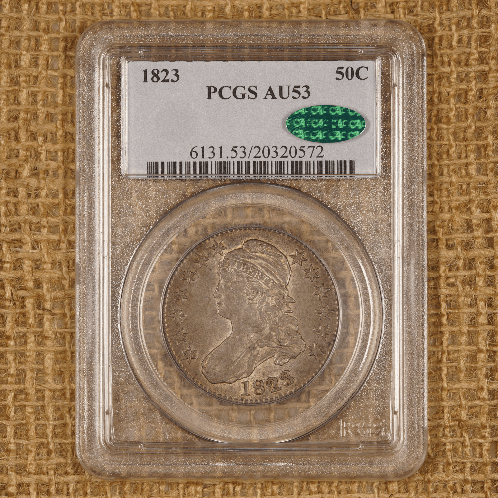 1823 Capped Bust Half Dollar