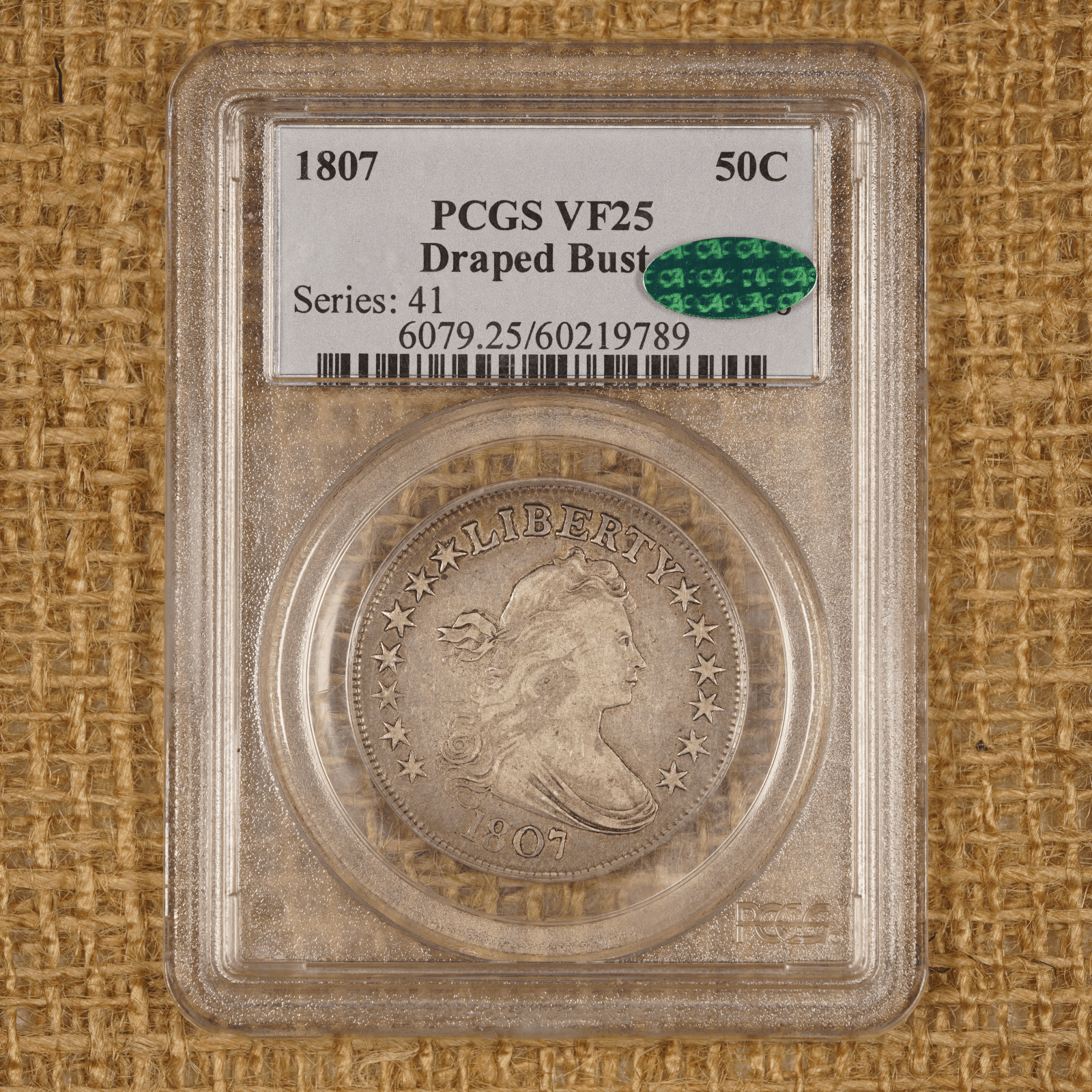 1807 Draped Bust Half Dollar