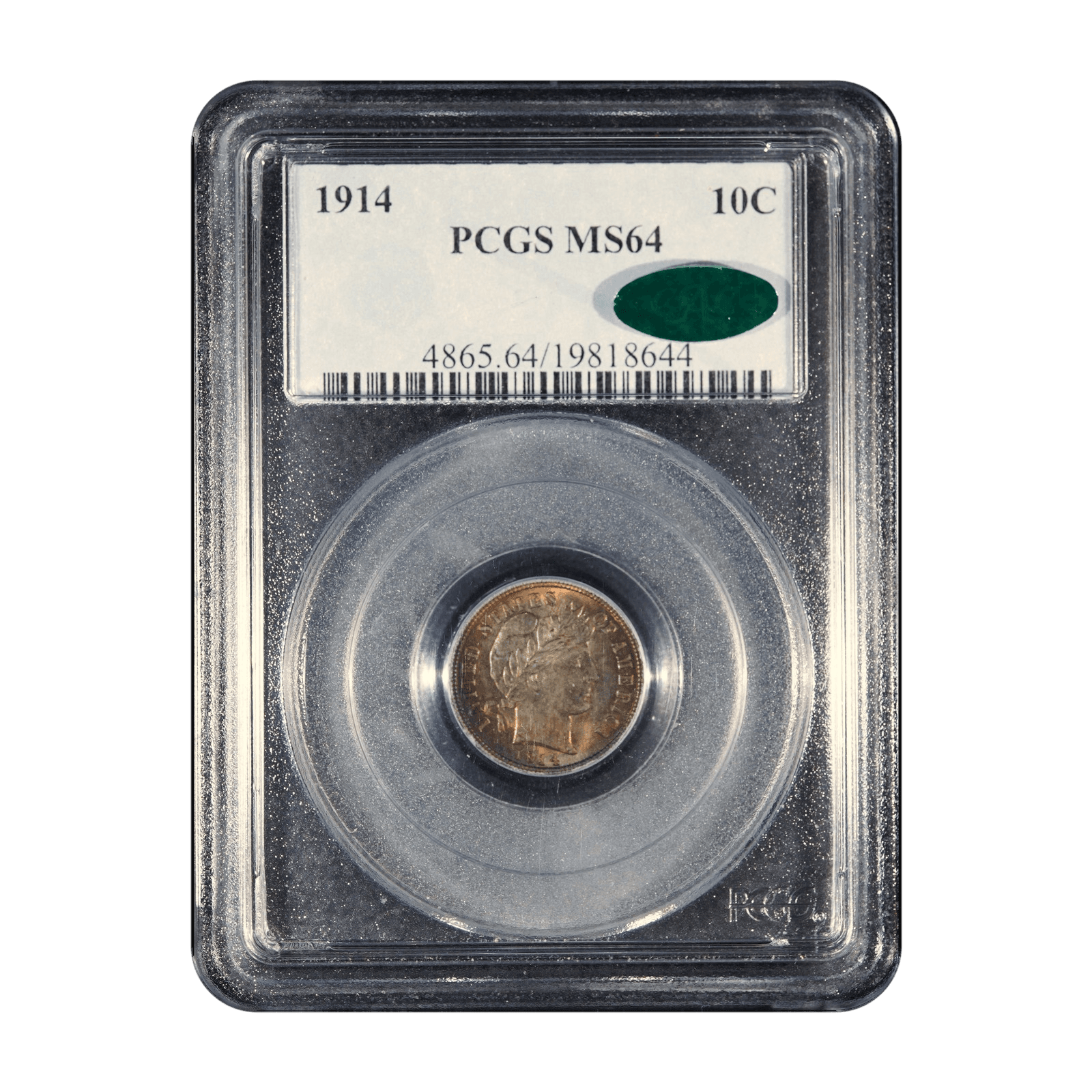 1914 Barber Dime