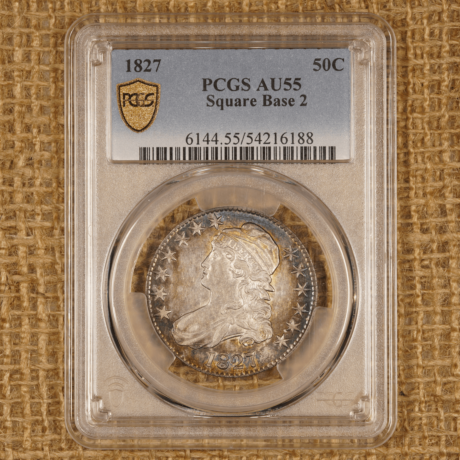 1827 Capped Bust Half Dollar