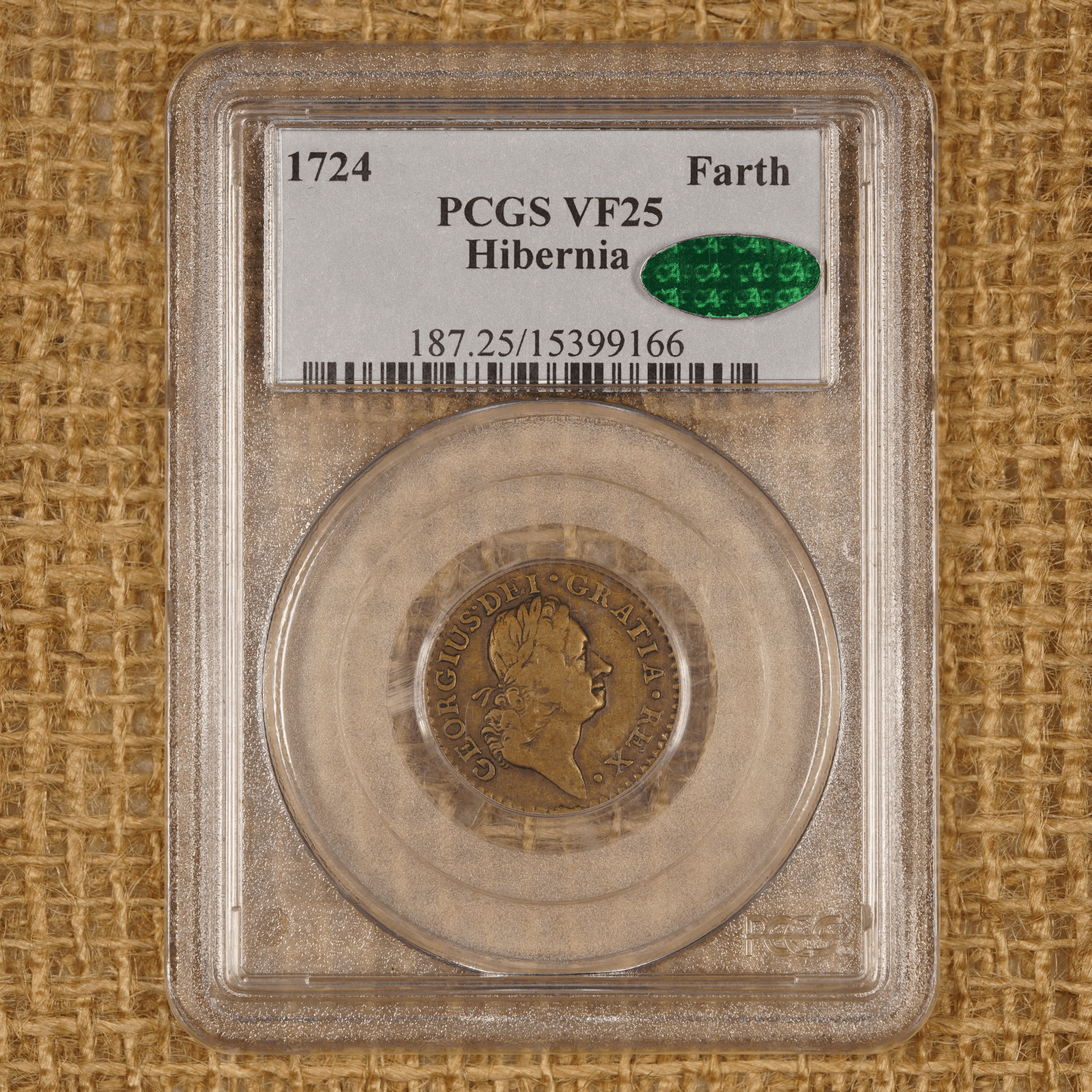 1724 Hibernia Farthing