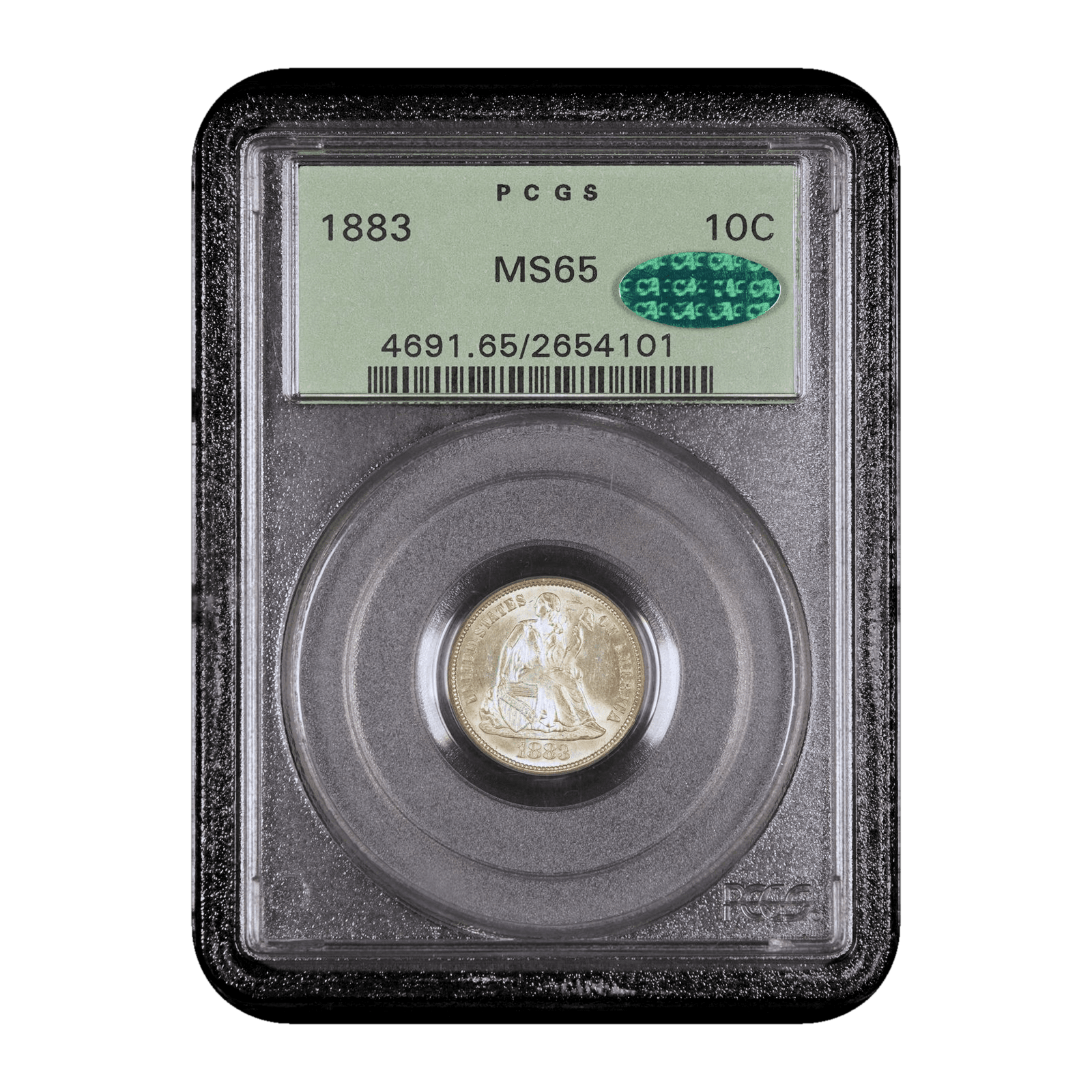 1883 Seated Dime