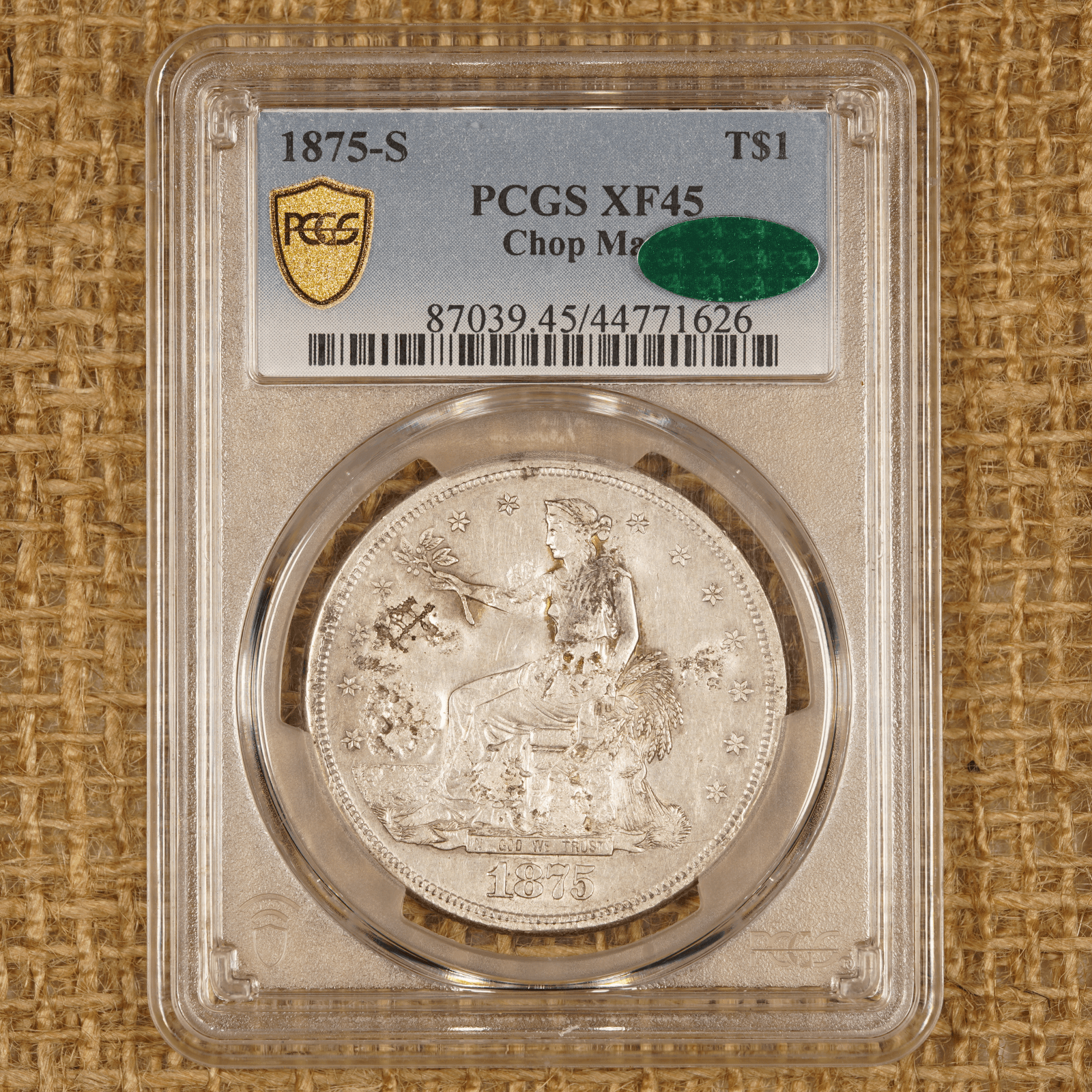 1875-S Trade Dollar