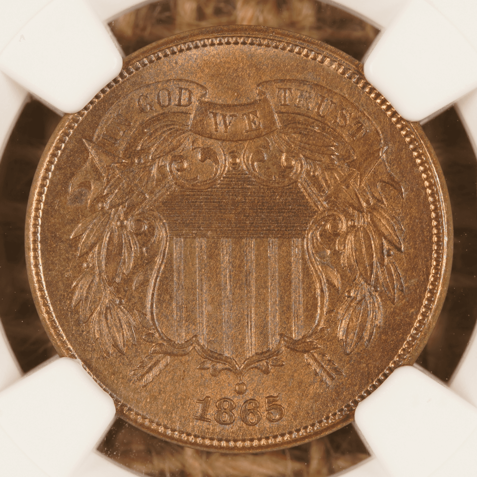 1865 Two Cent Piece
