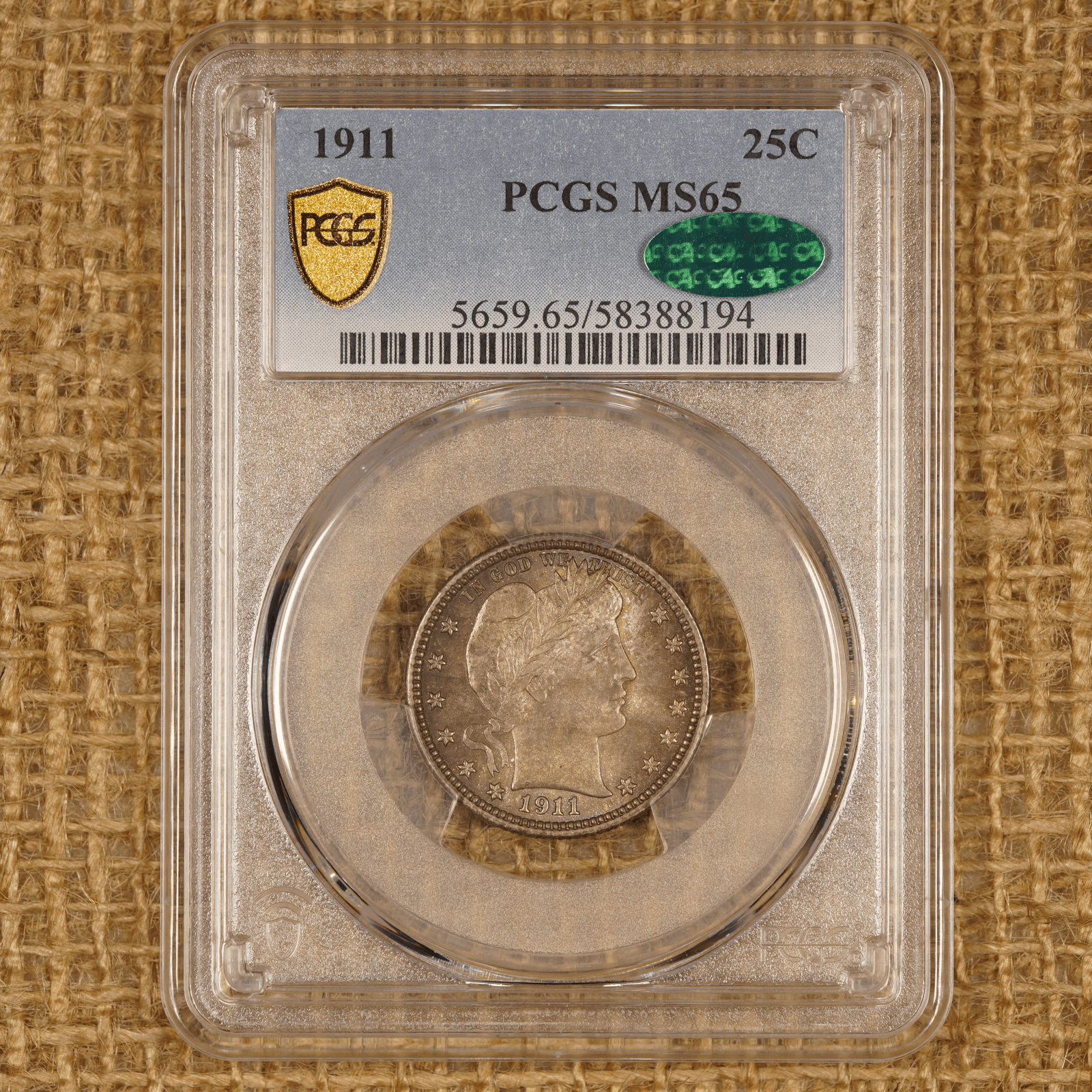 1911 Barber Quarter