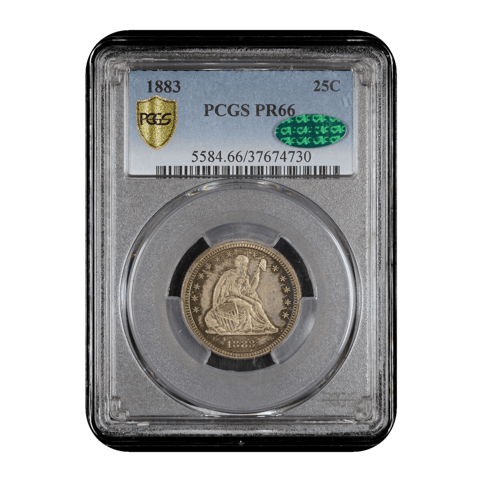 1883 Liberty Seated Quarter