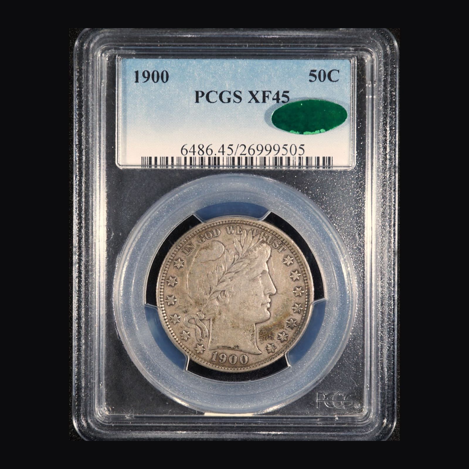1900 Barber Half Dollar