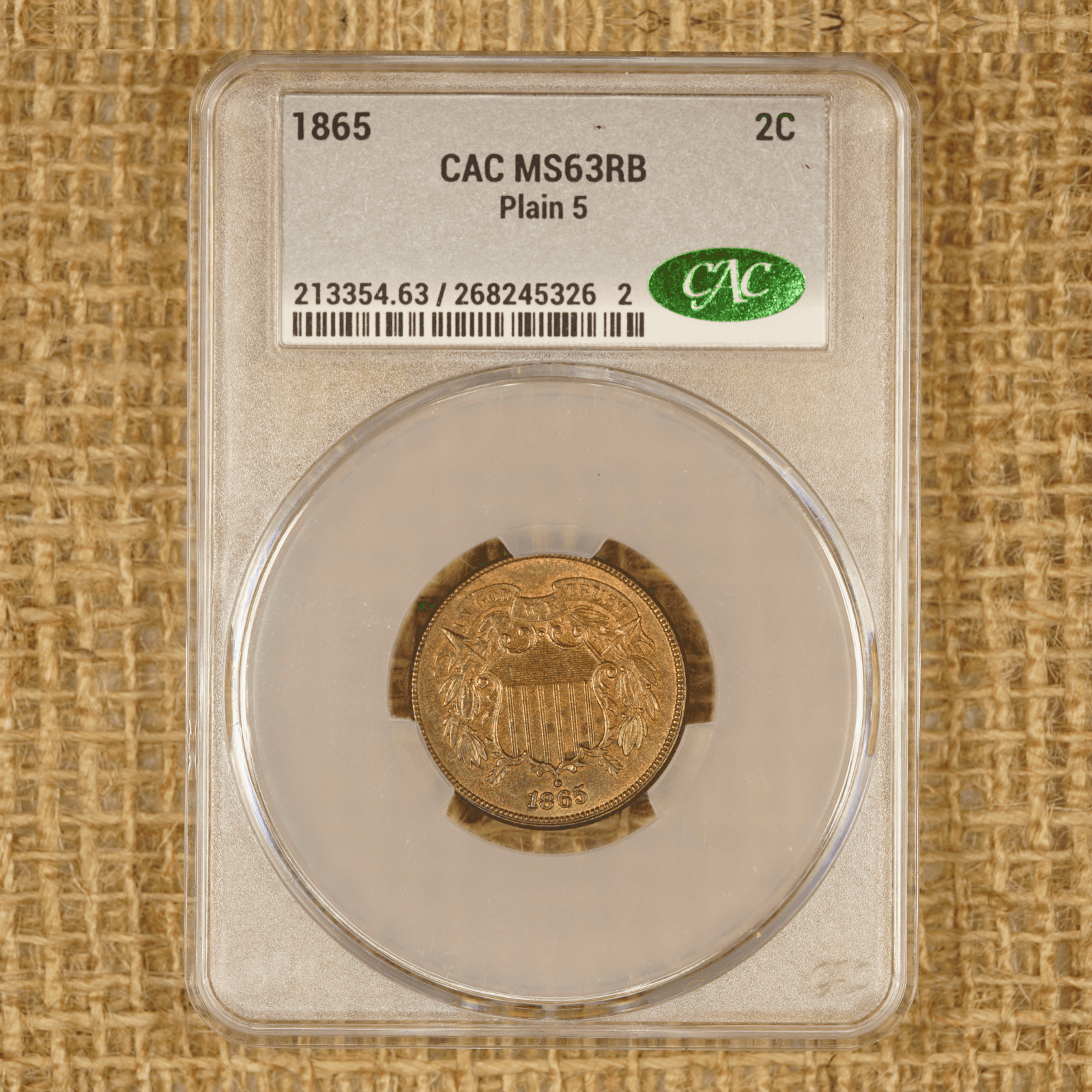 1865 Two Cent