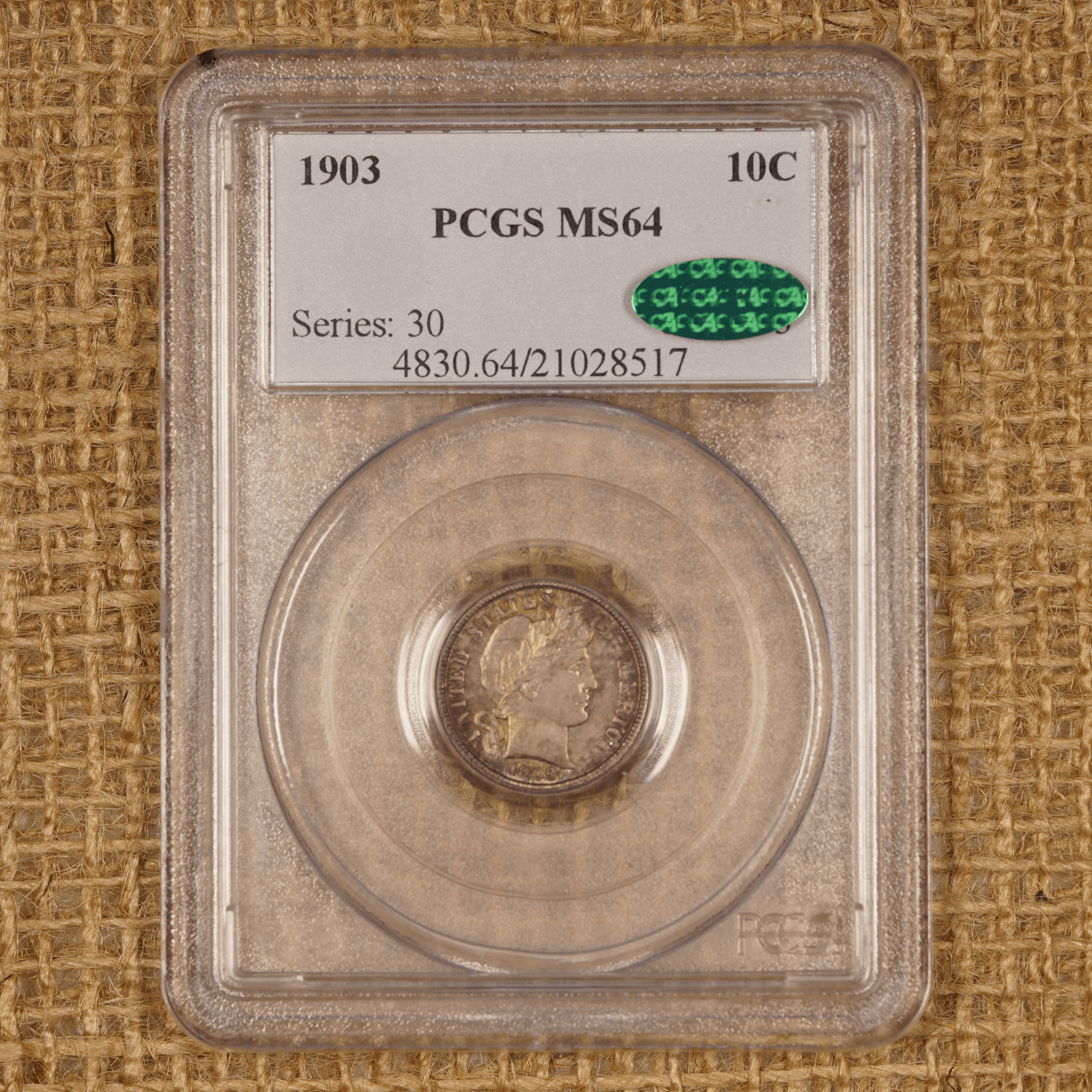 1903 Barber Dime