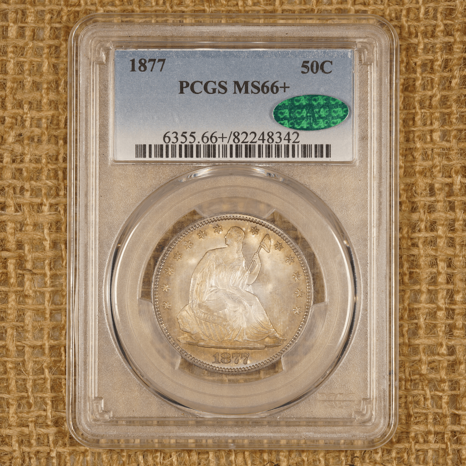 1877 Liberty Seated Half Dollar